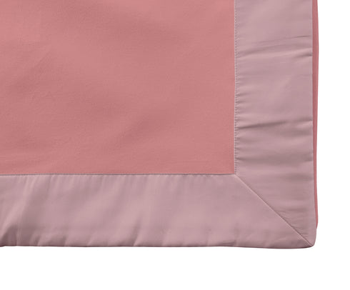 Coperta in Velluto con bordo in Raso